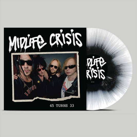 45 Turns 33 [Black & White Splatter Vinyl] cover art