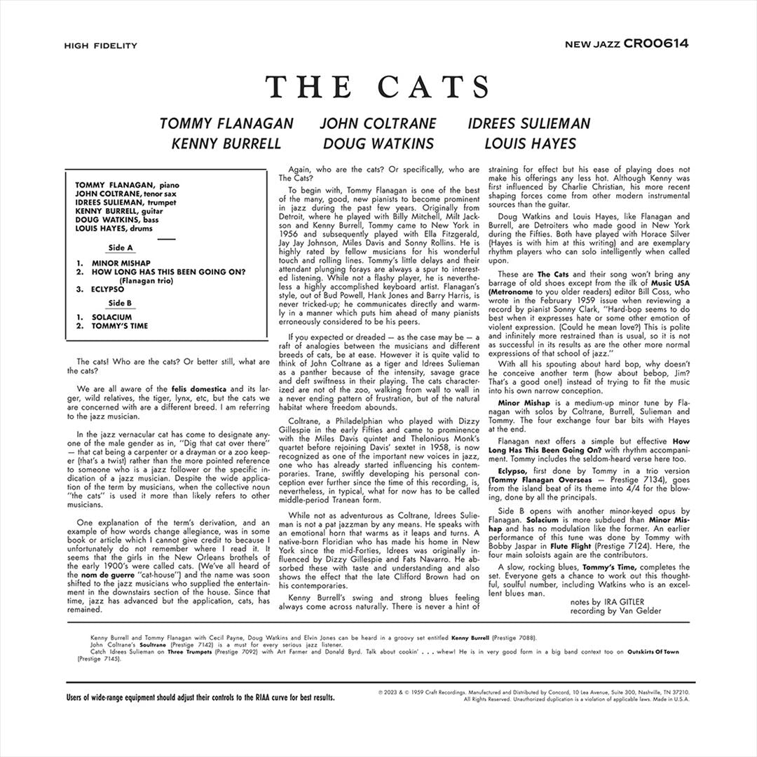 Cats [Original Jazz Classics Series] cover art