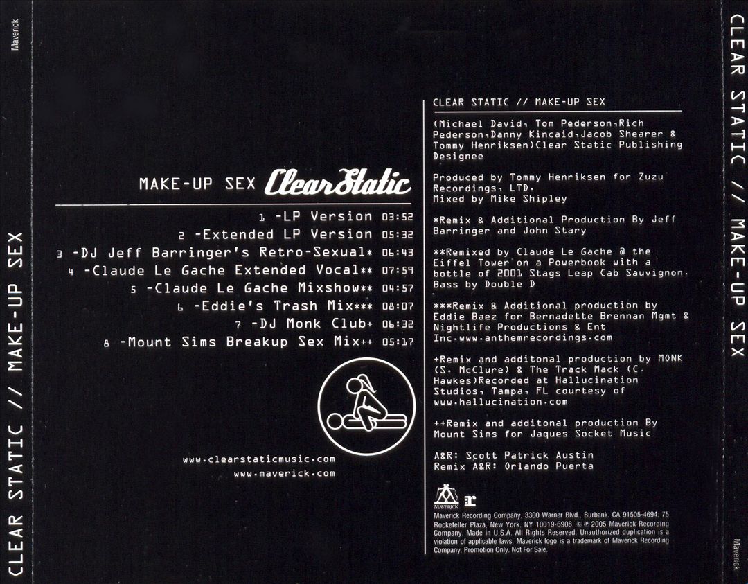Make Up Sex [8 Tracks] cover art