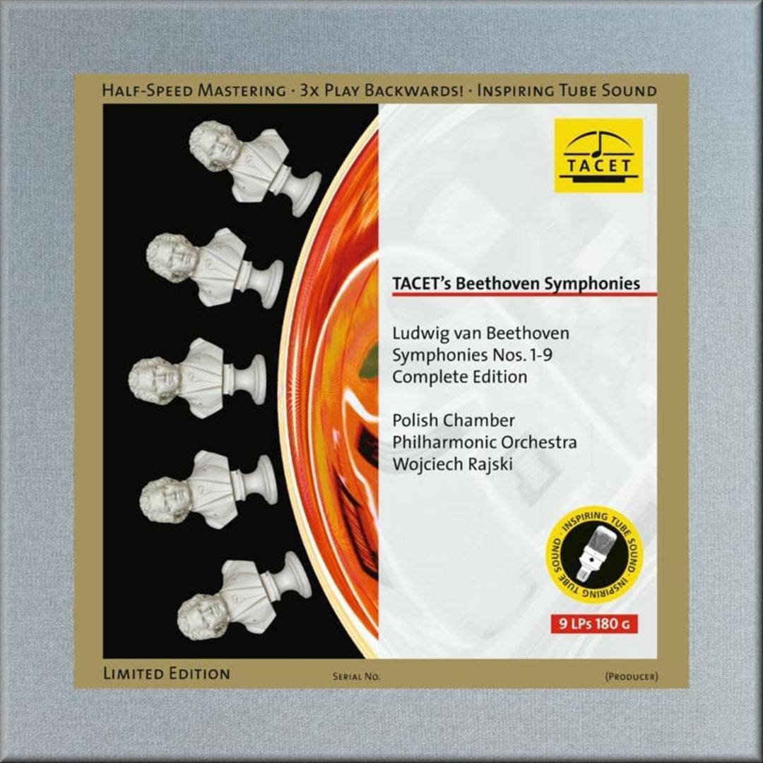 TACET's Beethoven Symphonies Nos. 1-9: Complete Edition cover art