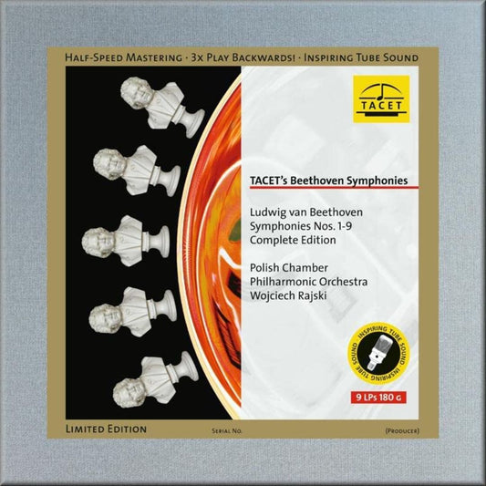 TACET's Beethoven Symphonies Nos. 1-9: Complete Edition cover art