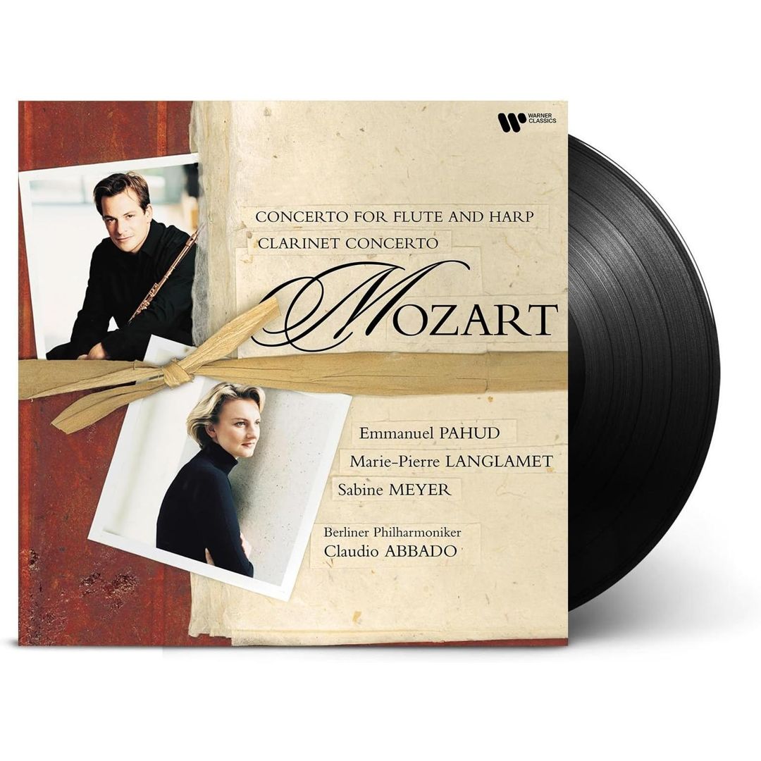 Mozart: Concerto for Flute and Harp; Clarinet Concerto cover art
