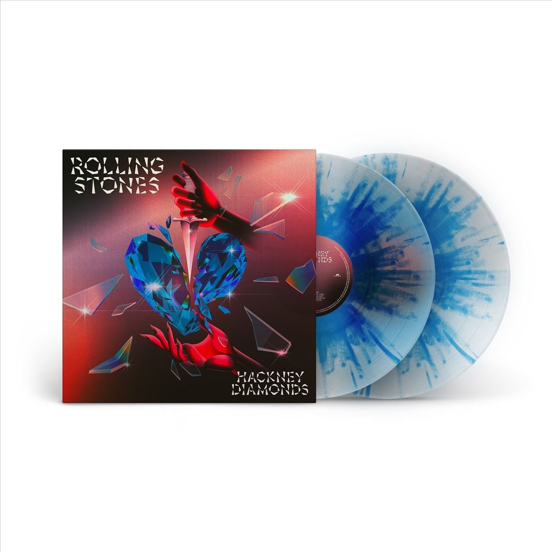 Hackney Diamonds [1 Year Anniversary] [Clear/Blue Splatter 2 LP] cover art