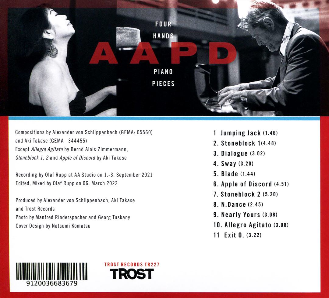 Four Hands Piano Pieces cover art