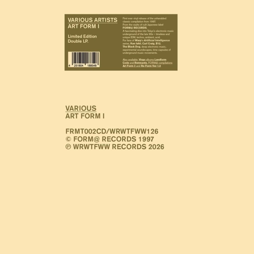 Art Form 1 cover art