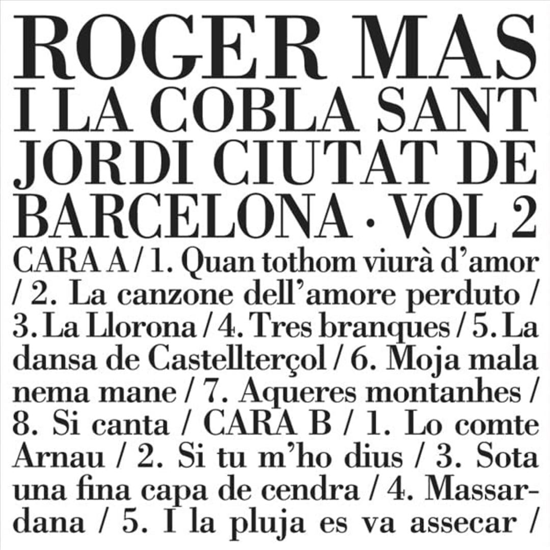 I La Cobla De Sant Jordi Ciutat De Barcelona, Vol. 2 cover art