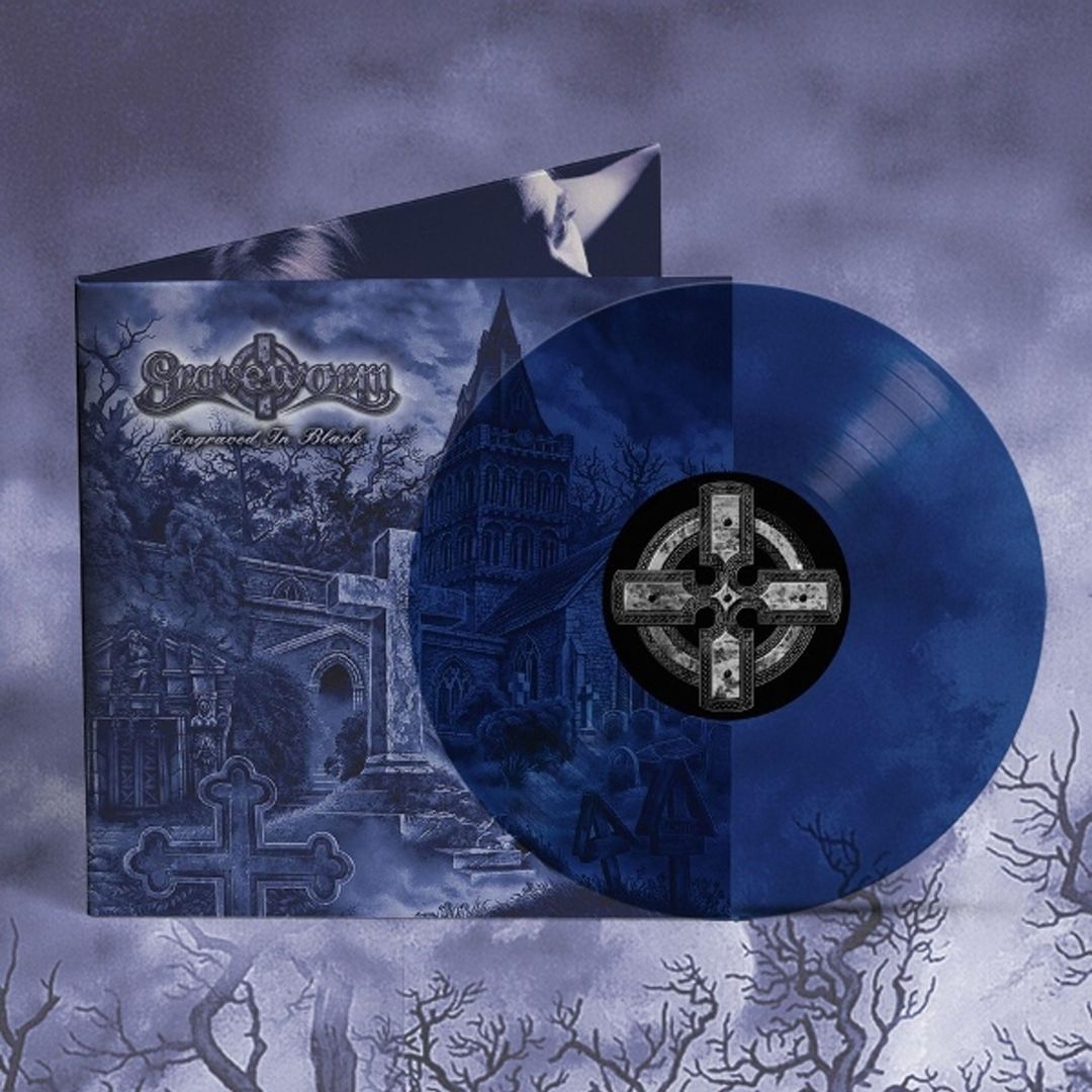 Engraved in Black [Blue Vinyl] cover art