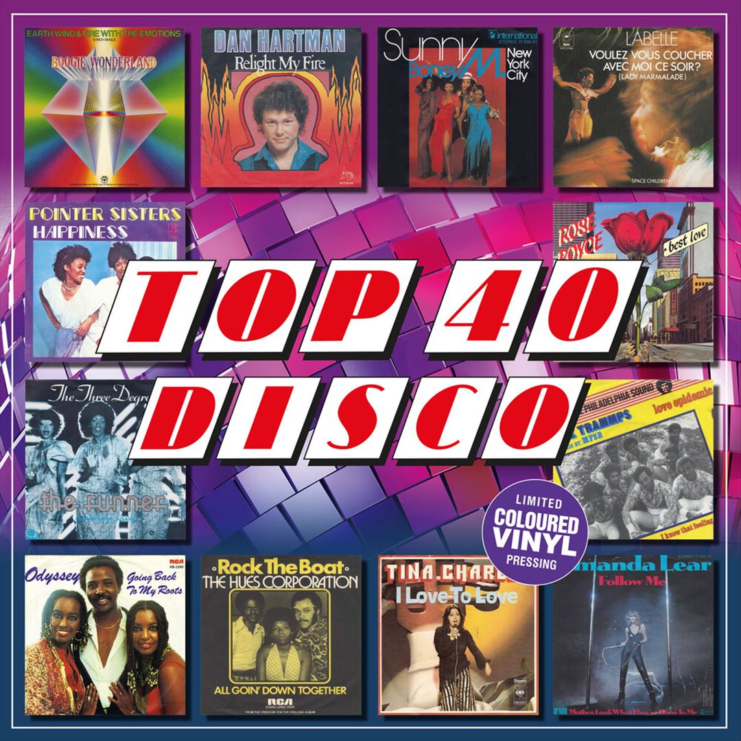 Top 40 Disco cover art