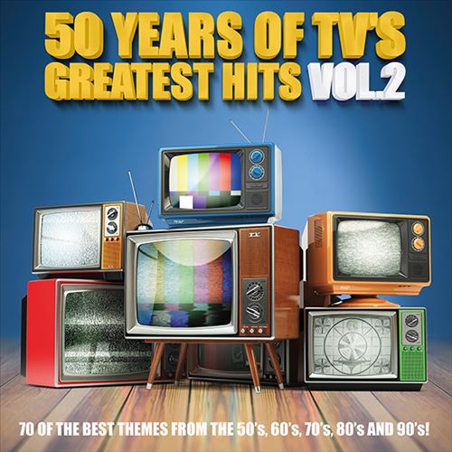 50 Years of TV's Greatest Hits, Vol. 2 [Splatter Vinyl/RSD23] cover art