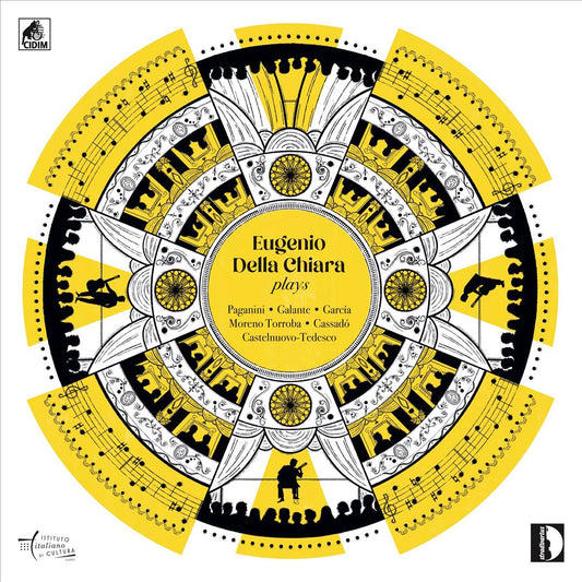 Eugenio Della Chiara plays Paganini, Galante, García, Moreno Torroba, Cassadó, Castelnuovo-Tedesco cover art