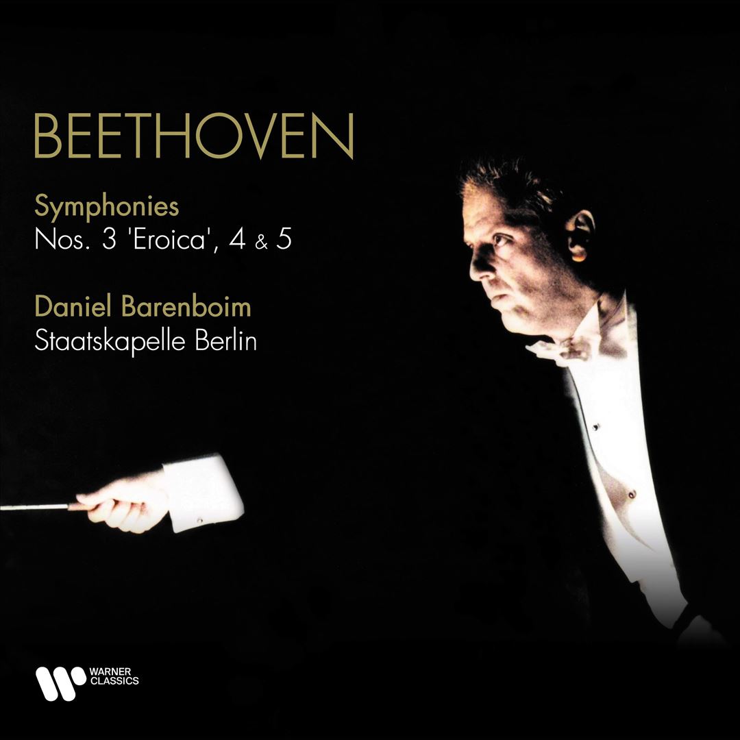 Beethoven: Symphonies Nos. 3 'Eroica', 4 & 5 cover art