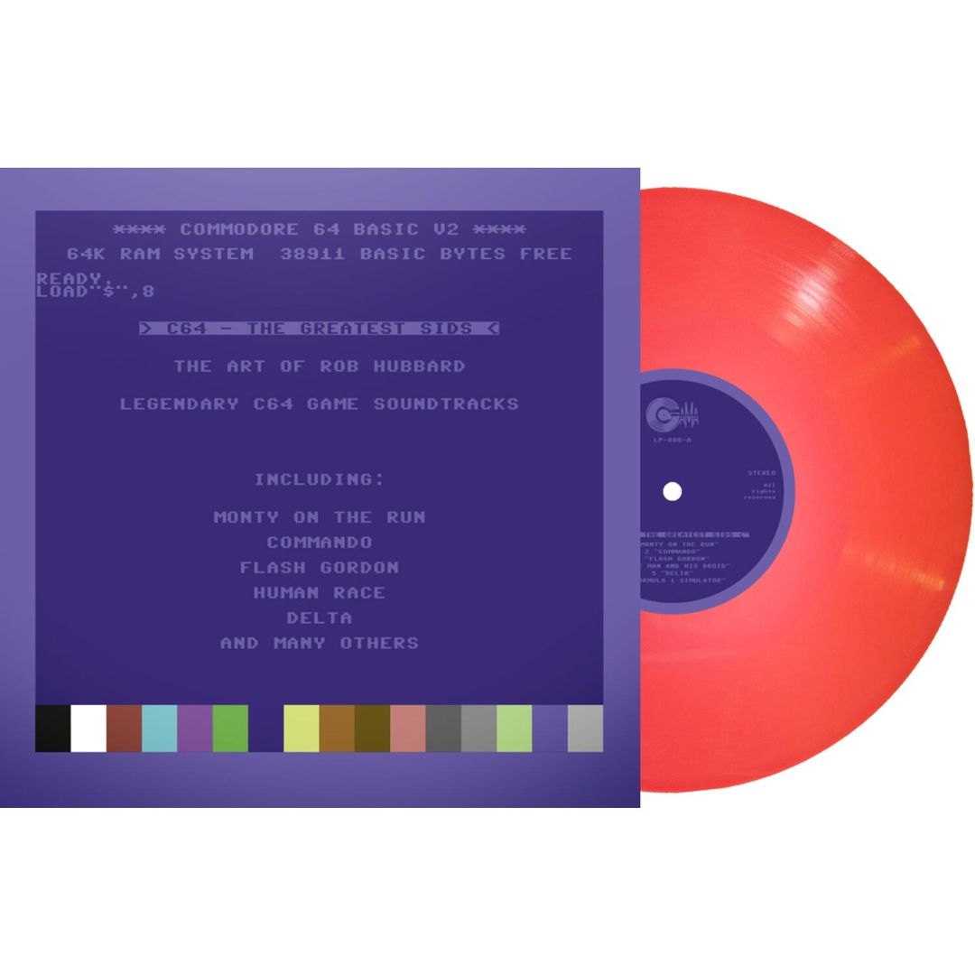 C64 Greatest Sids: The Art of Rob Hubbard [Limited to 100 Handnumbered Edition] [Light Red Vinyl] cover art