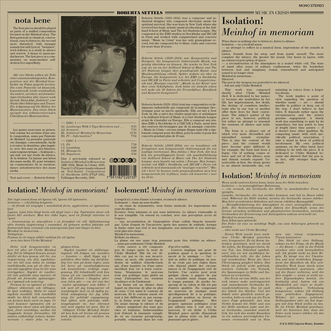 Music in Crisis cover art