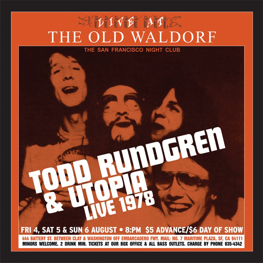 Live at the Old Waldorf: San Francisco, August 1978 [Limited Gold Vinyl Edition] cover art