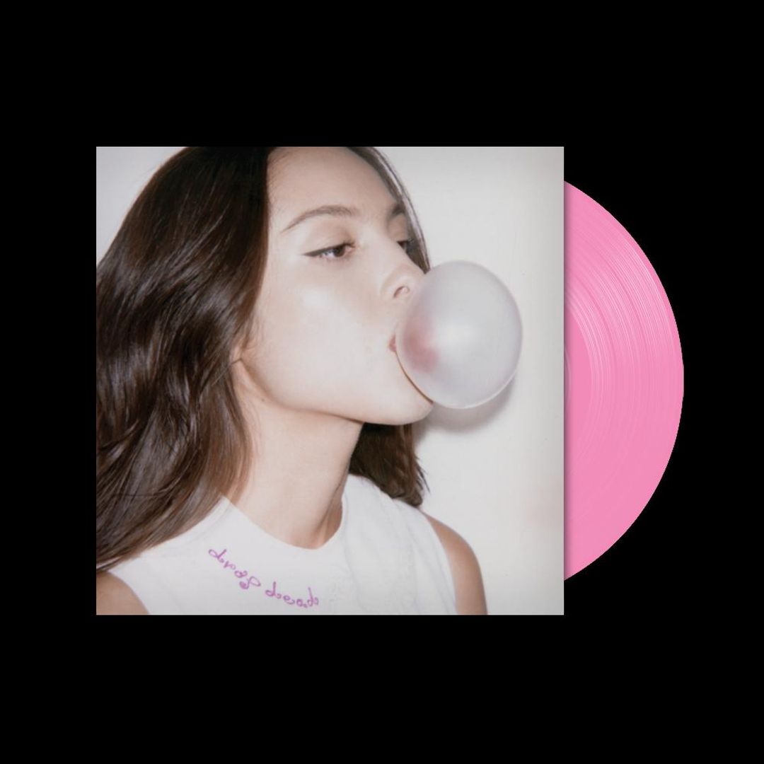 drop dead [chewing gum pink 7" vinyl] cover art