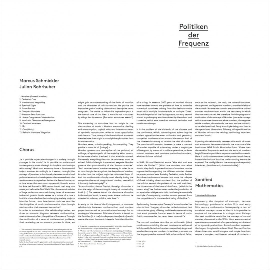 Politiken der Frequenz cover art