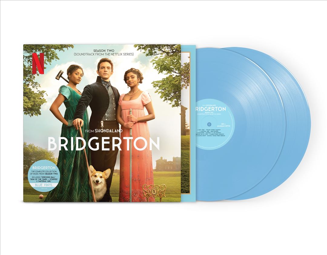 Bridgerton Season Two [Soundtrack From The Netflix Series] [Blue 2 LP] cover art