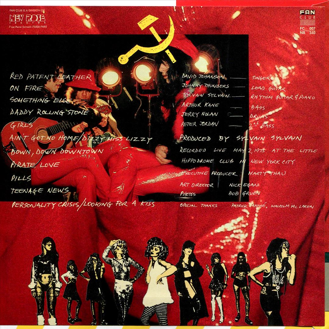 Red Patent Leather: Live in NYC 1975 cover art