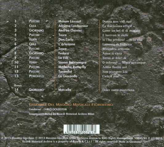Amore e Tormento: Italian Arias cover art