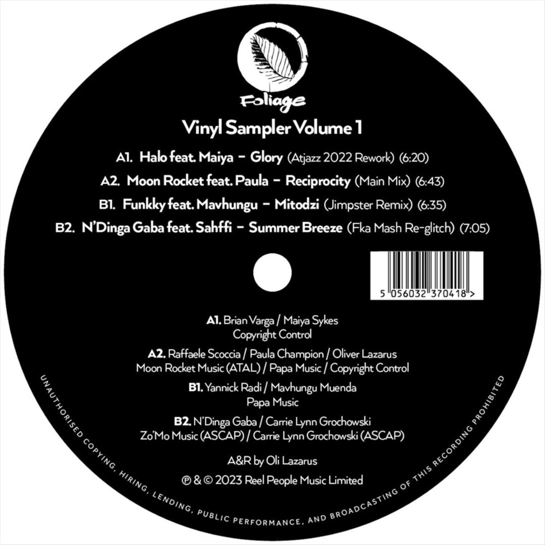 Foliage Records: Vinyl Sampler, Vol. 1 cover art