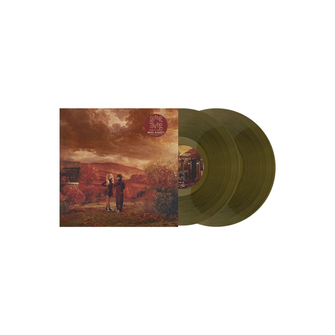 WHO ASKED? [Transparent Olive Green 2 LP] cover art