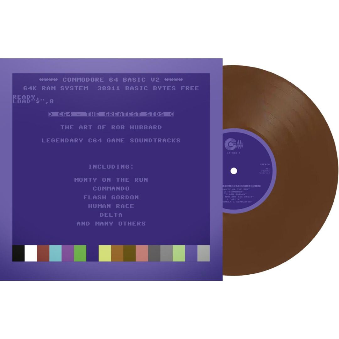 C64 Greatest Sids: The Art of Rob Hubbard [Limited to 100 Handnumbered Edition Brown Vinyl] cover art
