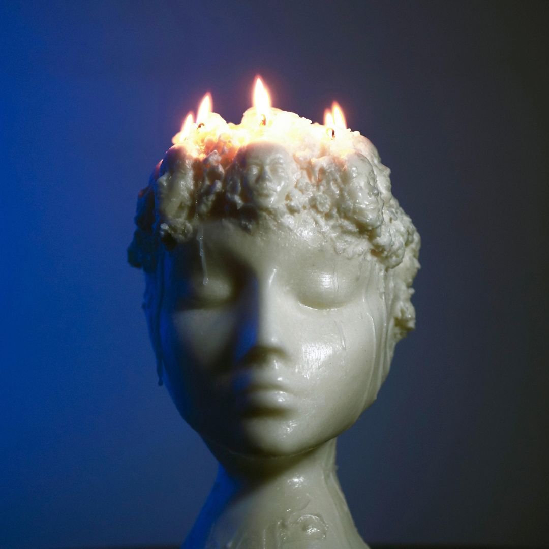Melting, Sometimes Bleeding [LTD White Marble Vinyl] cover art