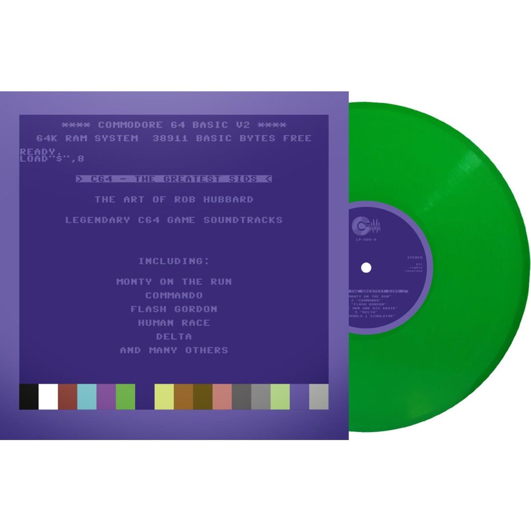 C64 Greatest Sids: The Art of Rob Hubbard [Limited to 100 Handnumbered Edition[ [Light Green Vinyl] cover art