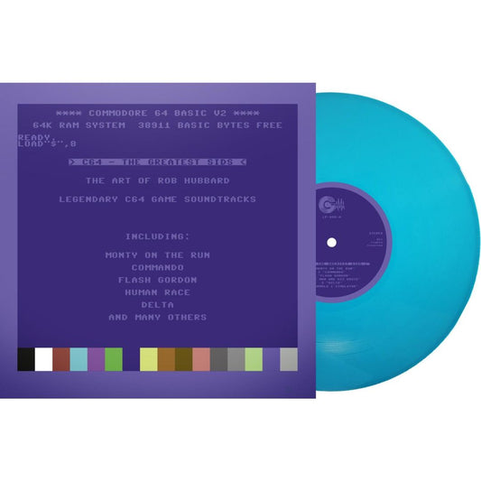 C64 Greatest Sids: The Art of Rob Hubbard [Limited to 100 Handnumbered Edition Turquoise Vinyl] cover art