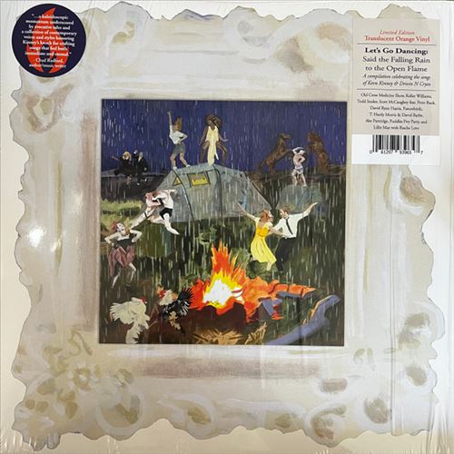 Let's Go Dancing: Said The Falling Rain To The Open Flame (Limited Edition, Translucent Orange Colored Vinyl) cover art