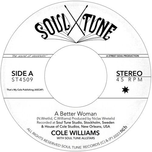 A Better Woman B/W Organize cover art