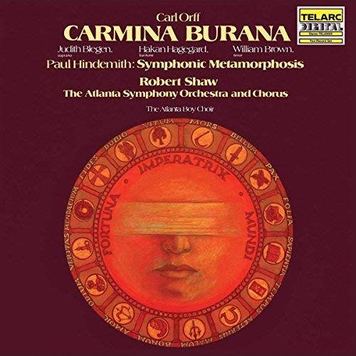 Carl Orff: Carmina Burana; Paul Hindemith: Symphonic Metamorphosis cover art
