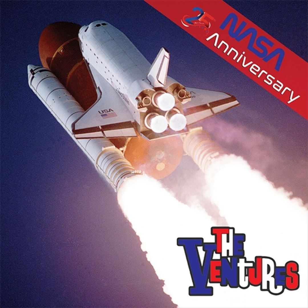 NASA 25th Anniversary Commemorative Album cover art