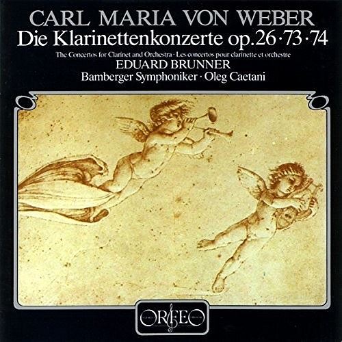 Carl Maria von Weber: Die Klarinettenkonzerte Op. 26, 73, 74 cover art