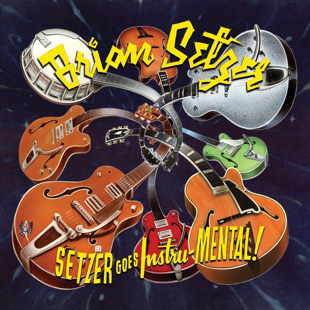 Setzer Goes Instru-MENTAL! [Splatter Vinyl] cover art