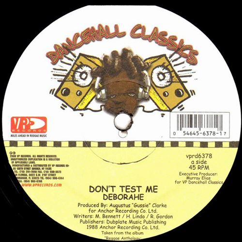 Don't Test Me cover art