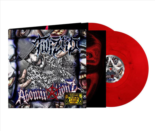 Abominationz [Twiztid 25th Anniversary] [Transparent Red/Black Smoky Marble 2 LP] cover art
