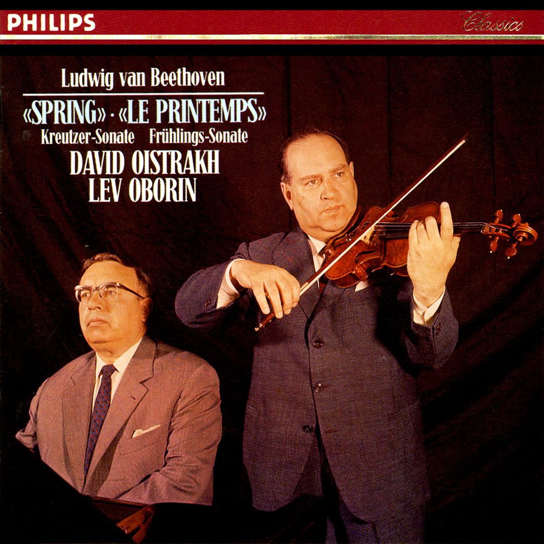 Beethoven: Violin Sonatas No. 9 "Kreutzer" & 5 "Spring" cover art